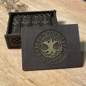 Руны скандинавские набор из дерева